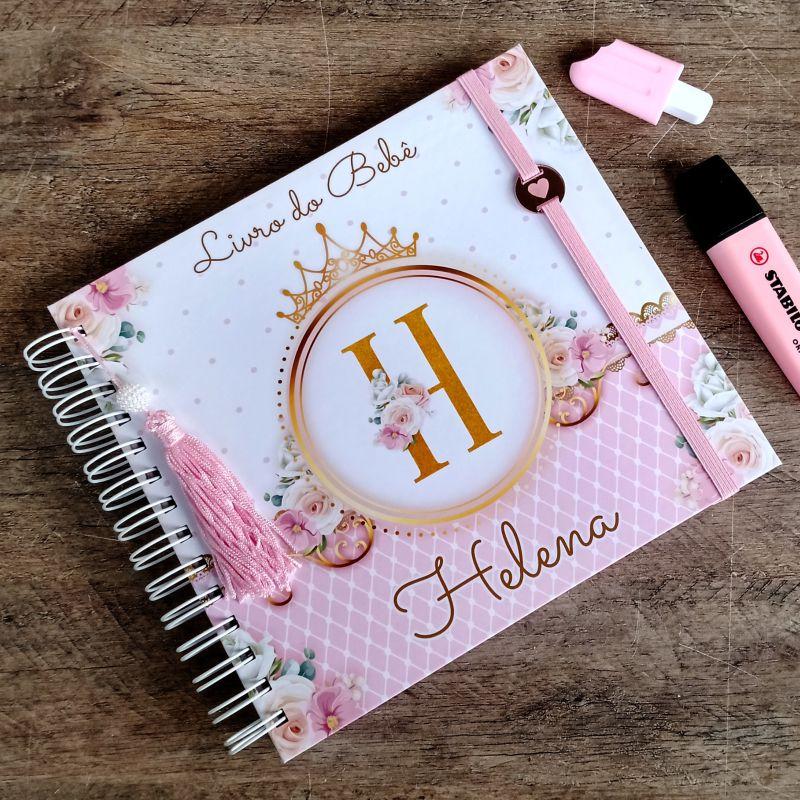 Kit Livro do Bebê, Caderneta de Vacina e Caixa Personalizada