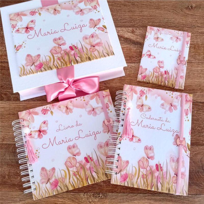 Kit Livro Do Bebê, Caderneta De Vacinação E Porta Documentos