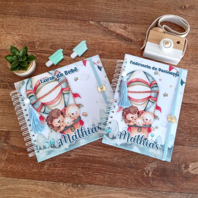 Kit Livro Do Bebê, Caderneta De Vacinação E Porta Documentos