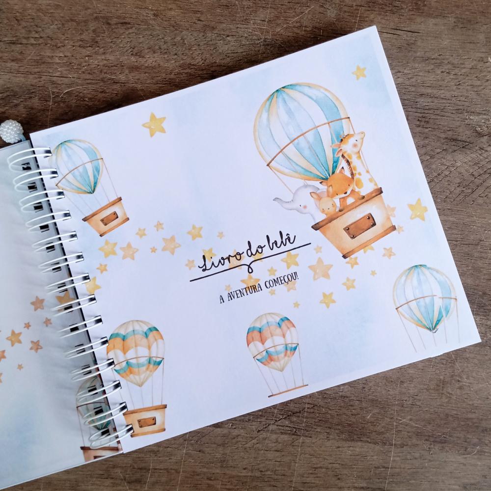 Kit Livro do Bebê, Caderneta de Vacina e Caixa Personalizada
