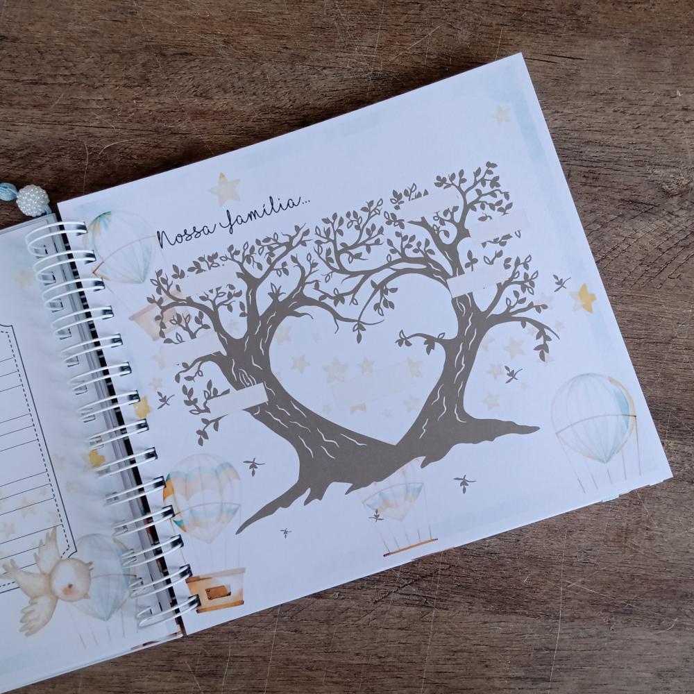 Kit Livro do Bebê, Caderneta de Vacina e Caixa Personalizada