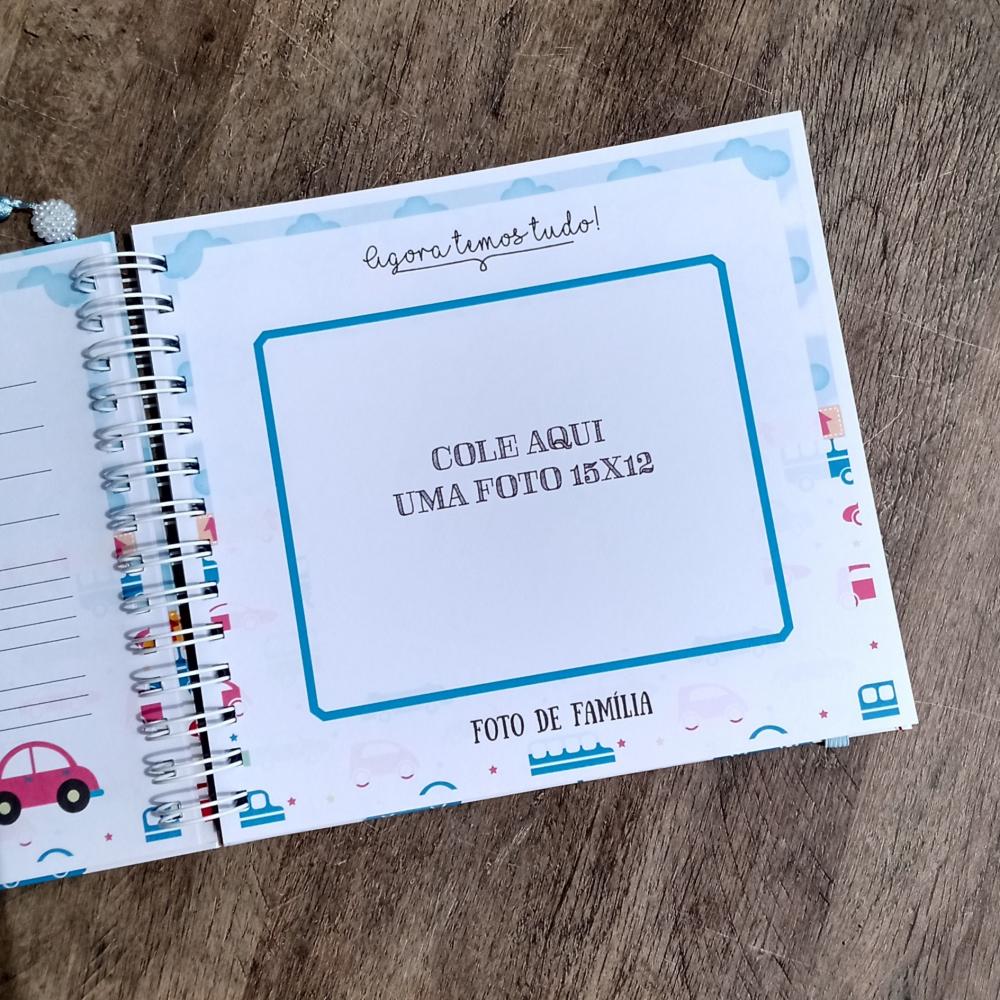 Kit Livro do Bebê e Caderneta de Vacinação Personalizado