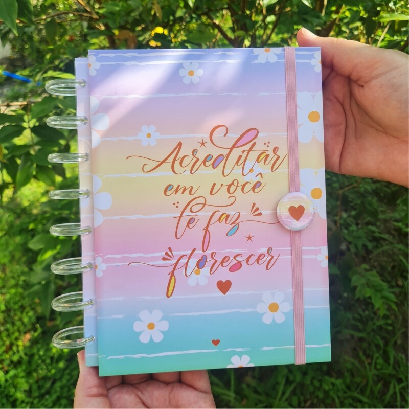 Caderno de Discos A5 Personalizado com Nome Capa Dura