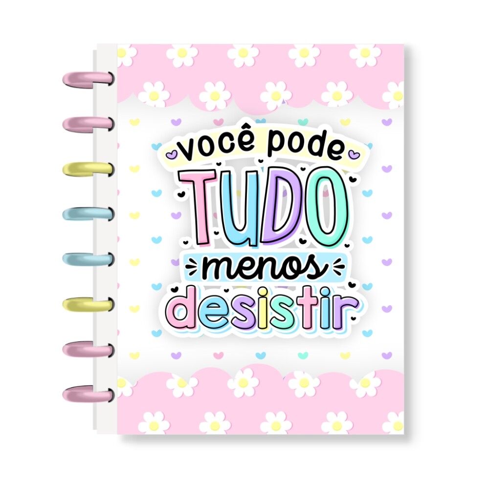 Caderno de Discos A5 Personalizado com Nome Capa Dura