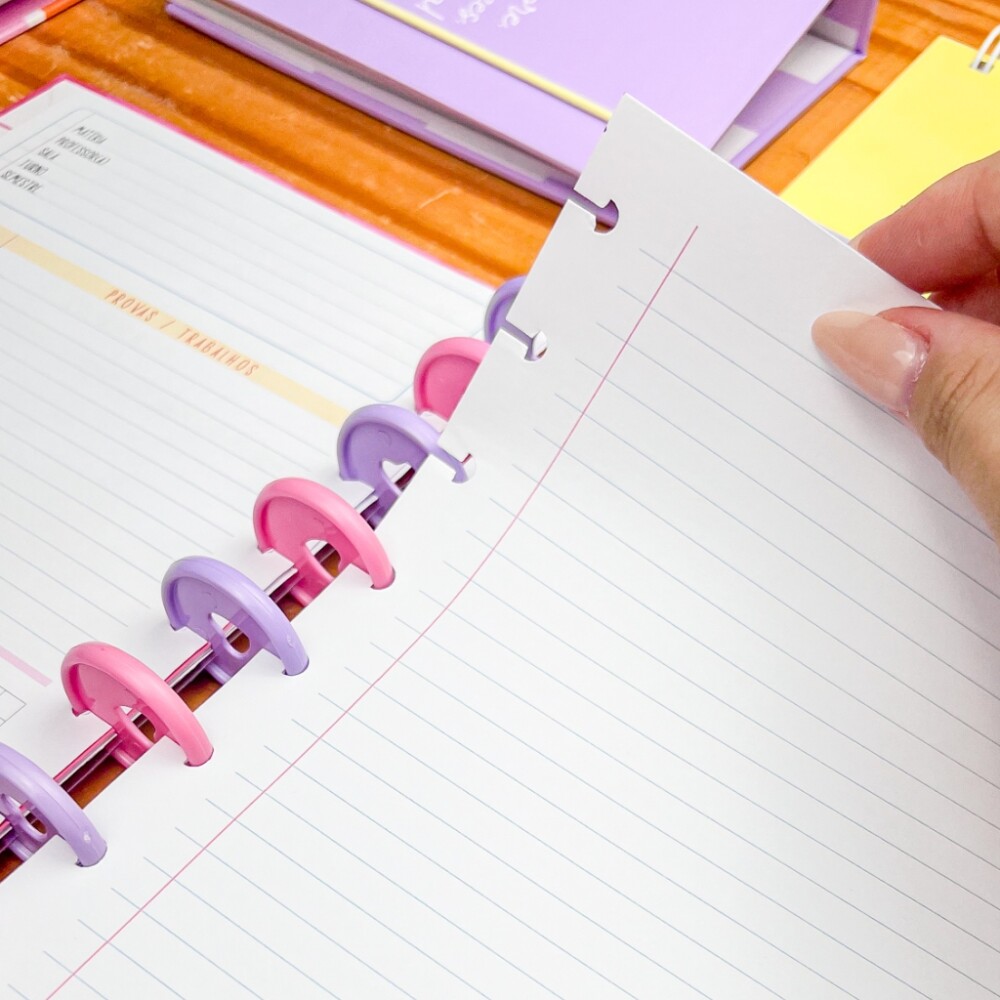 Caderno de Discos A5 Personalizado com Nome Capa Dura