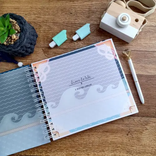 Kit Livro do Bebê, Caderneta de Vacina e Caixa Personalizada