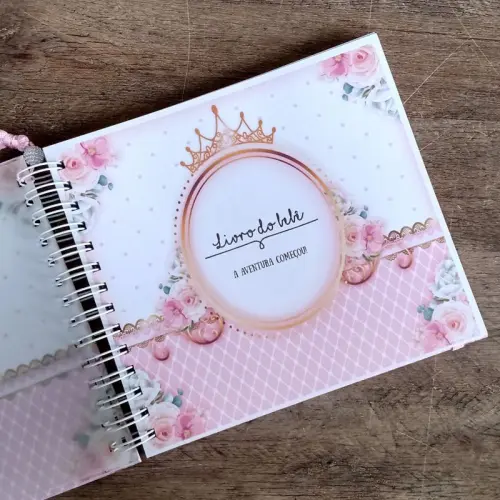 Kit Livro do Bebê, Caderneta de Vacina e Caixa Personalizada