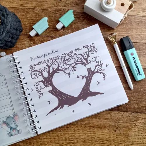 Kit Livro do Bebê e Caderneta de Vacinação com Caixa Personali