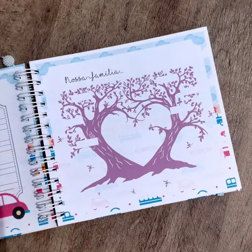 Kit Livro do Bebê e Caderneta de Vacinação Personalizado