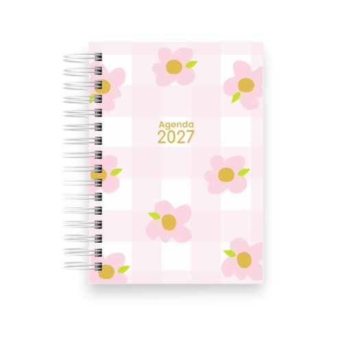 Agenda 2027 Personalizada com Nome ou Frase Capa Dura