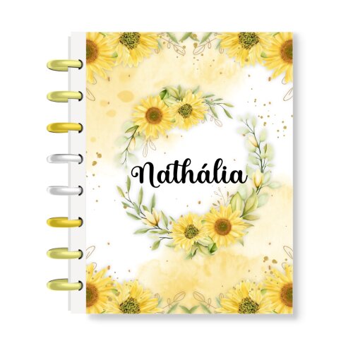 Caderno de Discos A5 Personalizado com Nome Capa Dura