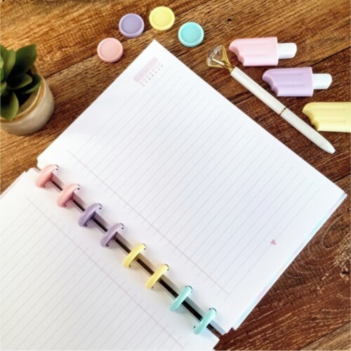 Caderno de Discos A5 Personalizado com Nome Capa Dura