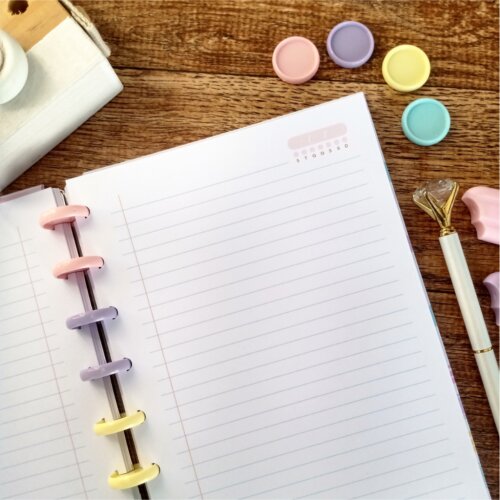 Caderno de Discos A5 Personalizado com Nome Capa Dura