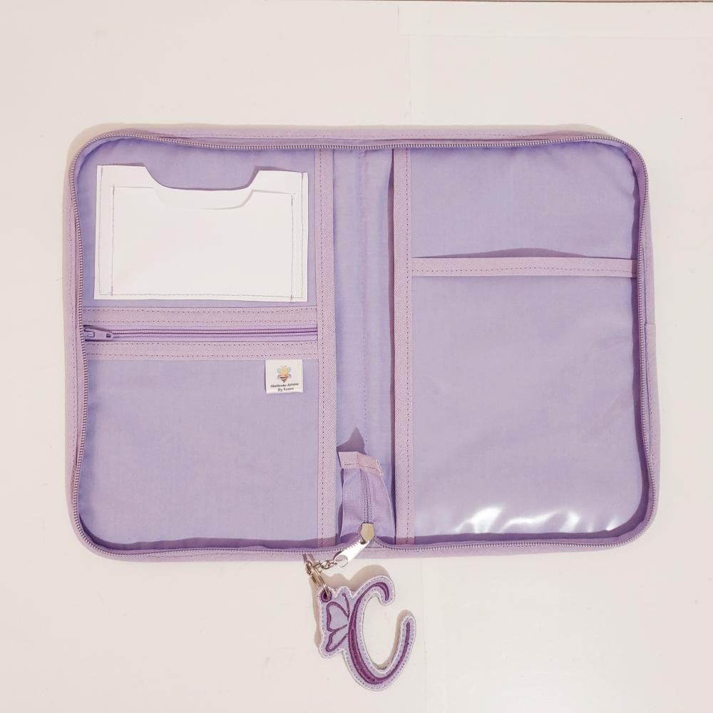 Porta Carteira de Vacina com fechamento em zíper personalizado
