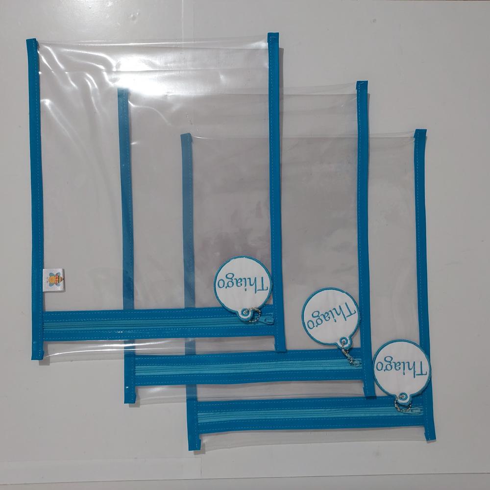 Saquinho (kit C/3) Organizador Maternidade com Tag Plástico