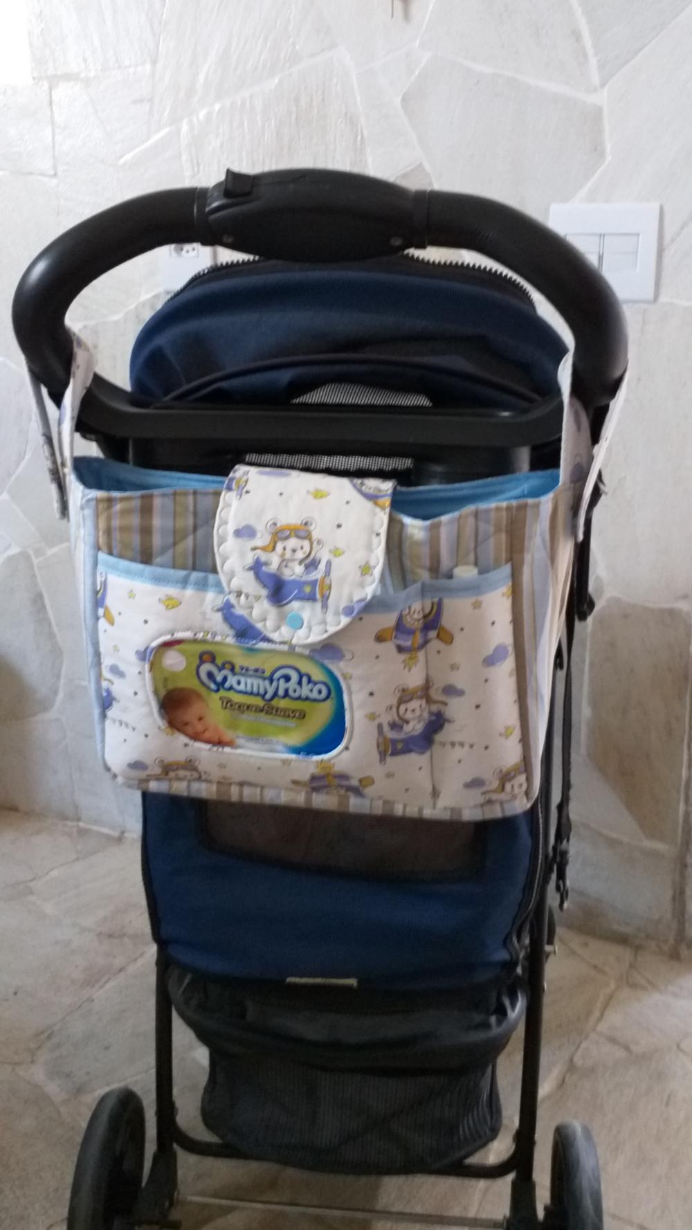 Bolsa organizadora para carrinho de bebê