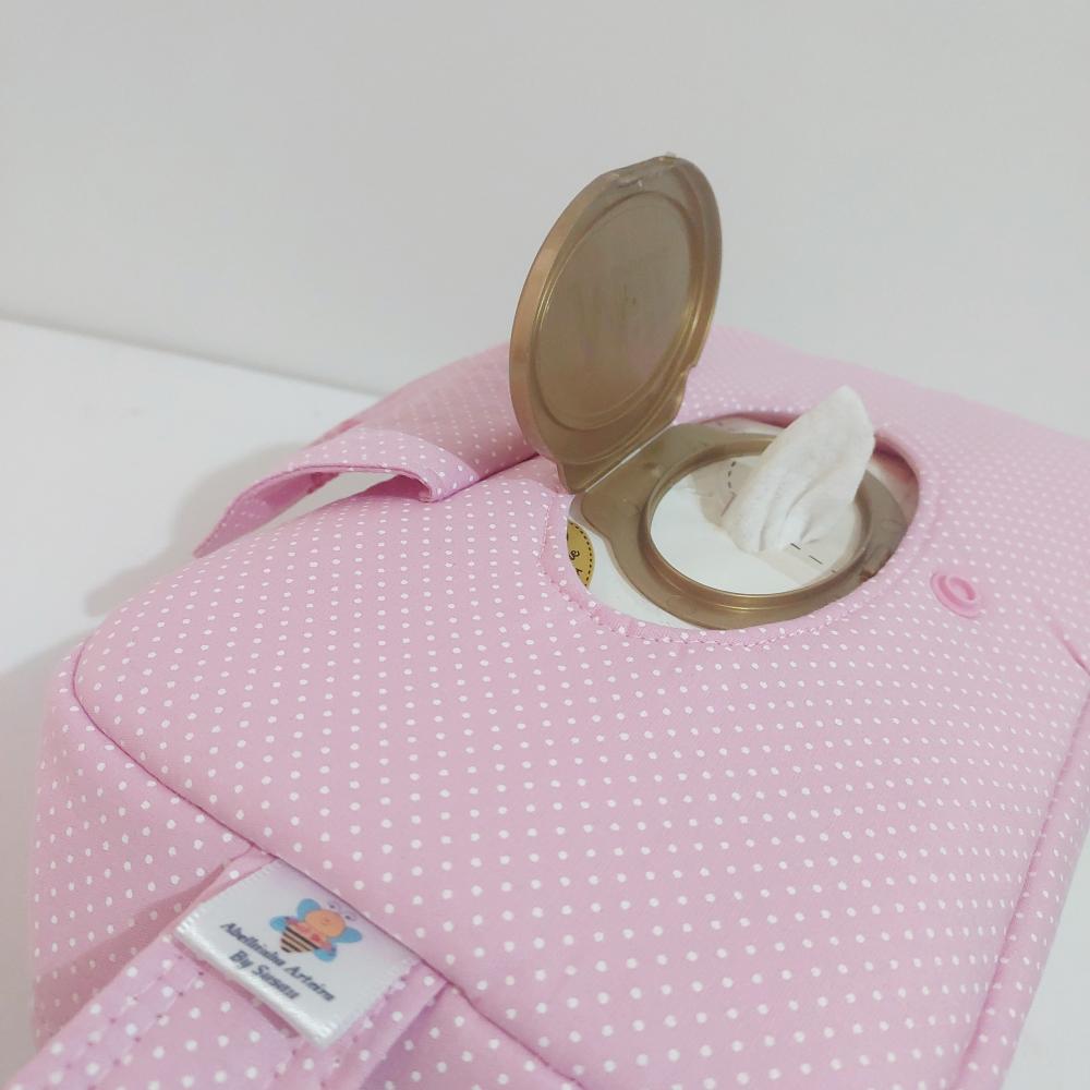 Bolsa do Bebê Lenço Umedecido e Acessórios
