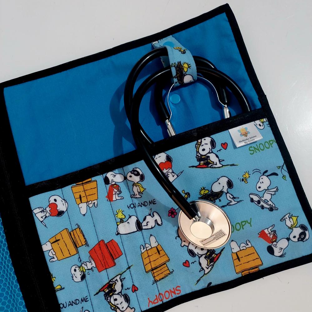 Porta estetoscópio necessaire enfermagem