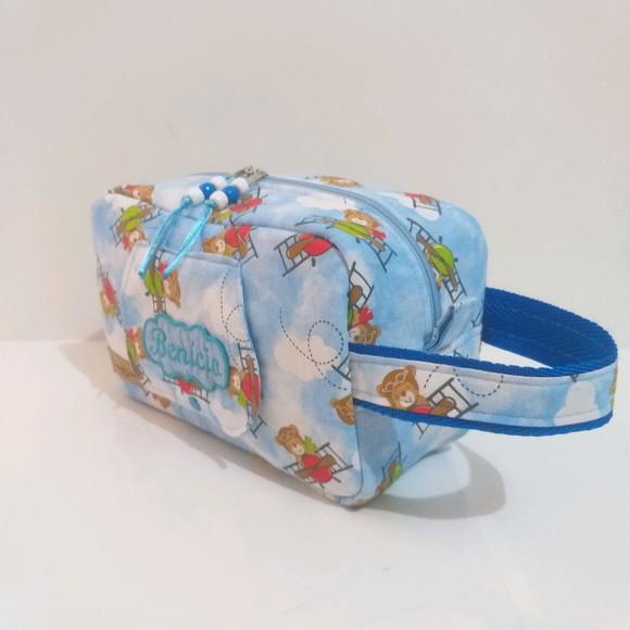 Bolsa do bebê lenço umedecido e acessórios