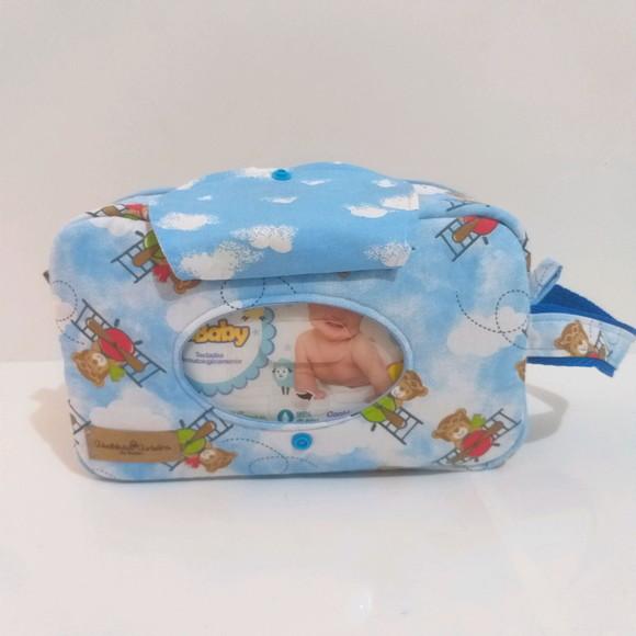Bolsa do bebê lenço umedecido e acessórios