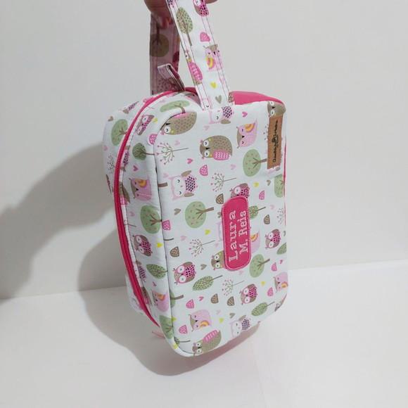Bolsa do Bebê Lenço Umedecido e Acessórios