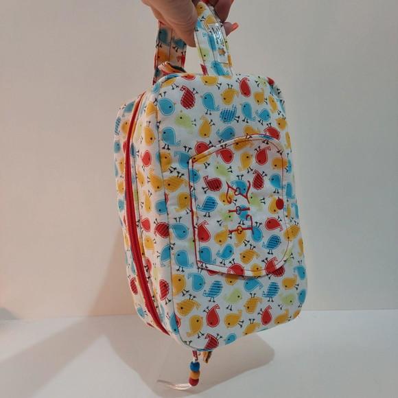 Bolsa Do Bebê Lenço Umedecido E Acessórios Passarinho