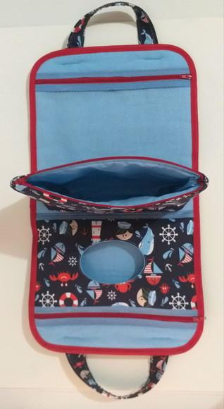 Bolsa higiene do bebê lenço fralda pomada