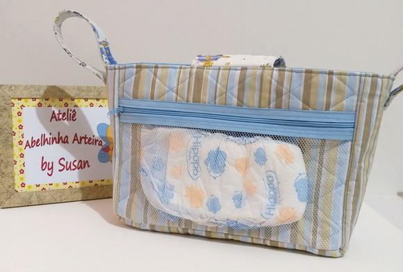 Bolsa organizadora para carrinho de bebê