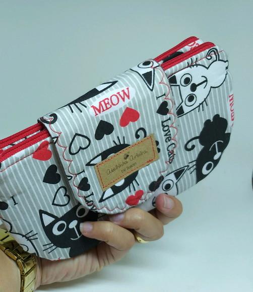 Carteira dupla 2 bolsos Poly