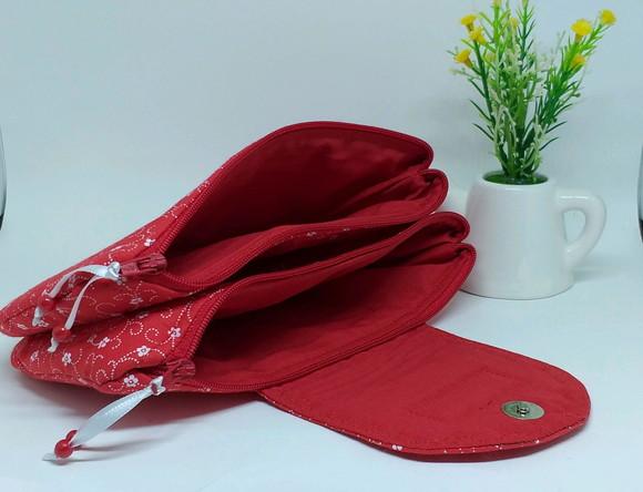 Carteira dupla 2 bolsos Poly