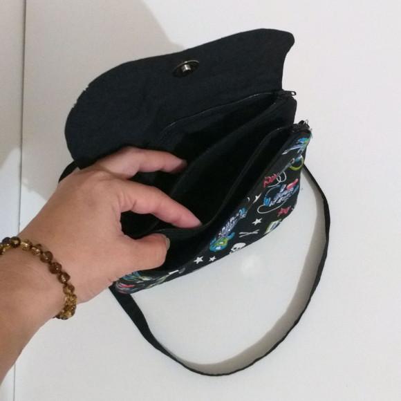 Kit bolsa e carteira compacta
