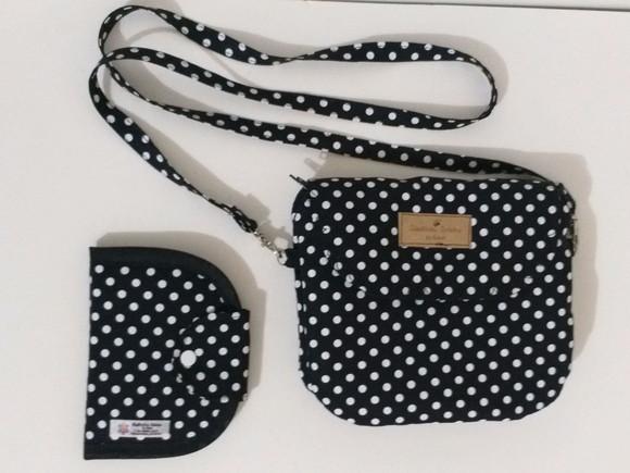 Kit bolsa e carteira compacta