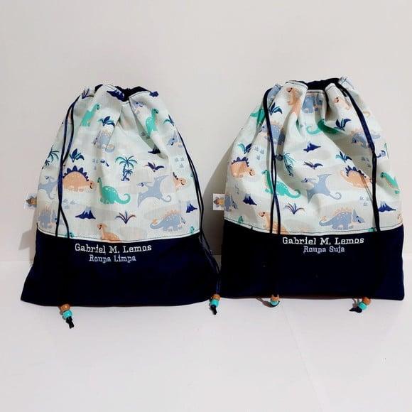Kit Saquinho Roupa Suja e Roupa Limpa