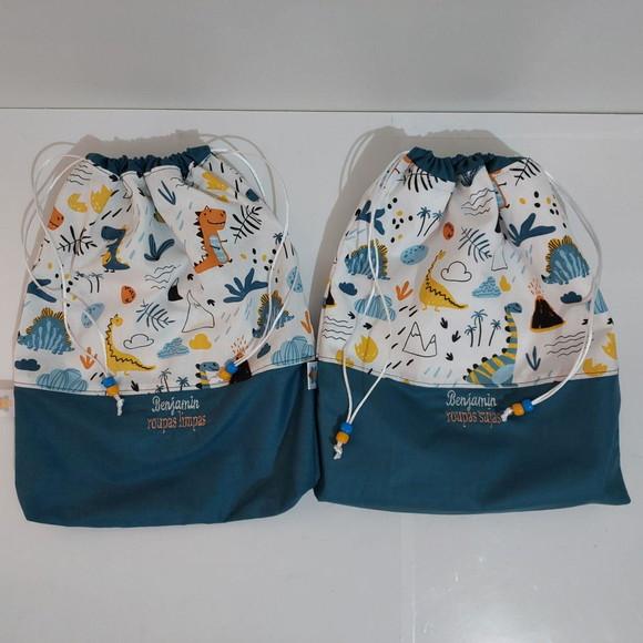 Kit Saquinho Roupa Suja e Roupa Limpa