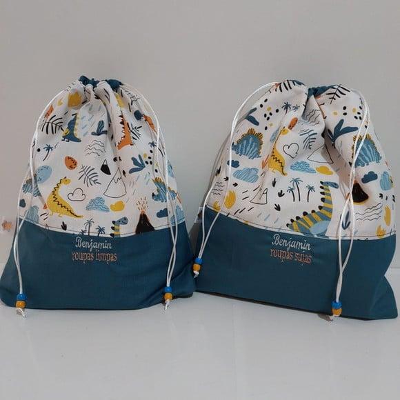 Kit Saquinho Roupa Suja e Roupa Limpa