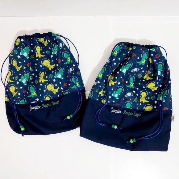 Kit Saquinho Roupa Suja e Roupa Limpa