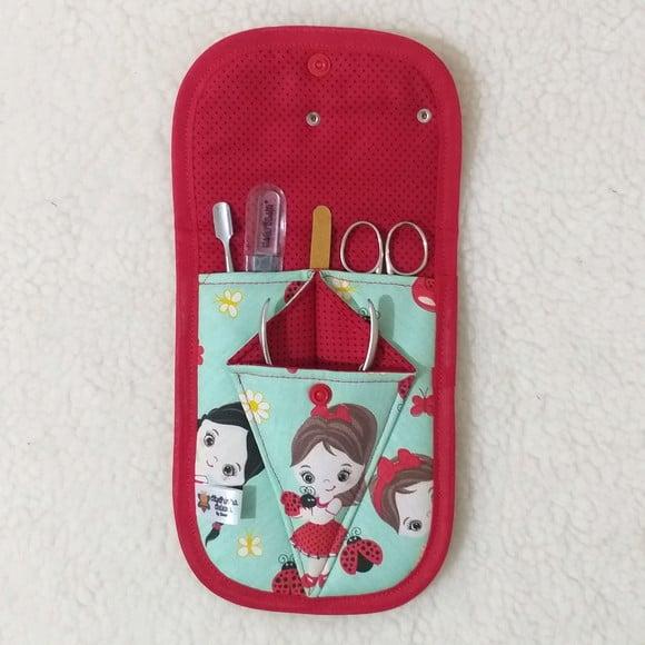 Porta alicate kit manicure