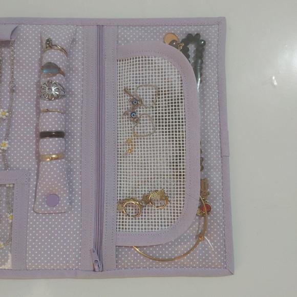 Porta bijuteria anel, brinco, pulseira, correntes
