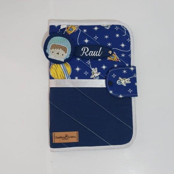 Porta Carteira De Vacina Astronauta