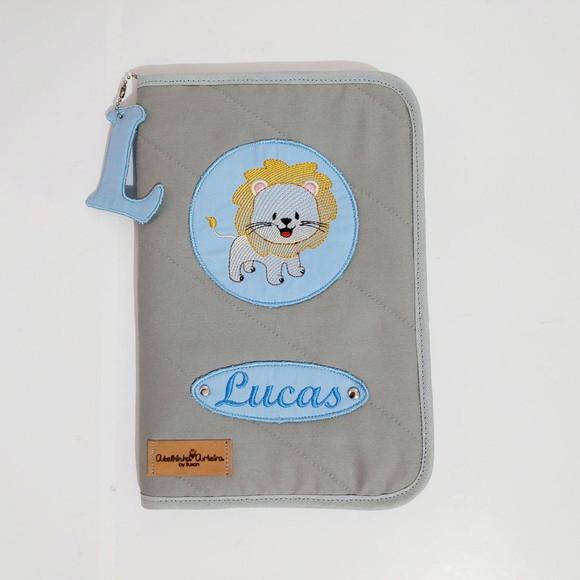 Porta Carteira De Vacina Leão Com Ziper