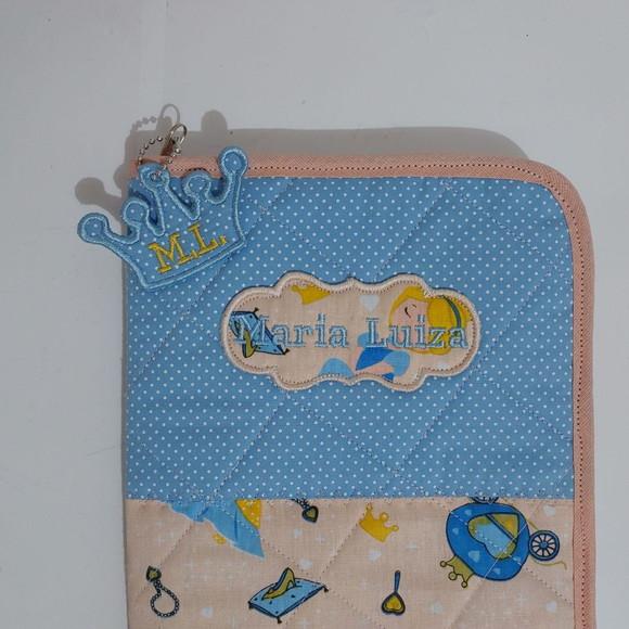 Porta Carteira de Vacina Princesa