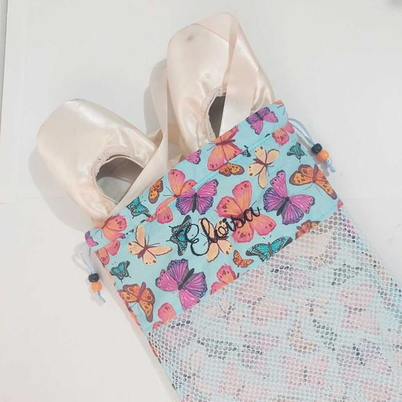 Porta Sapatilhas de Ballet com Visor e Nome
