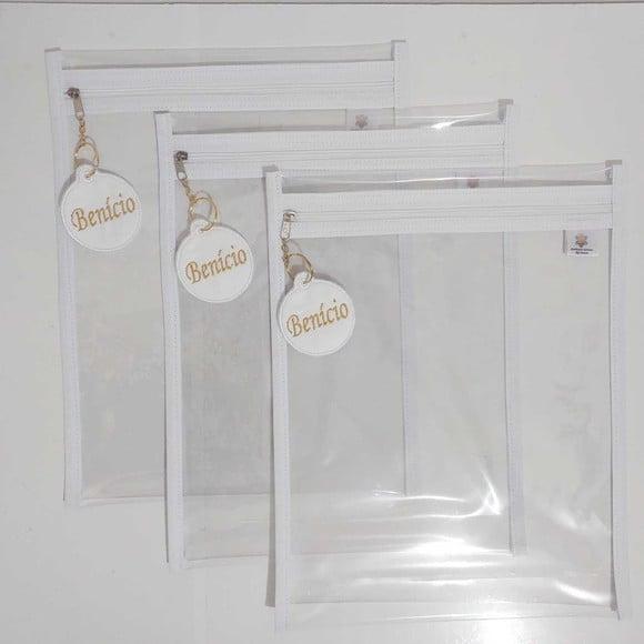 Saquinho (kit C/3) Organizador Maternidade com Tag Plástico