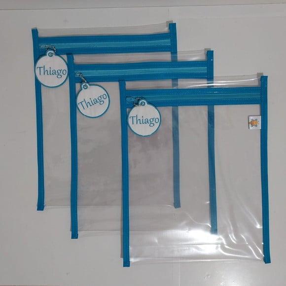 Saquinho (kit C/3) Organizador Maternidade com Tag Plástico