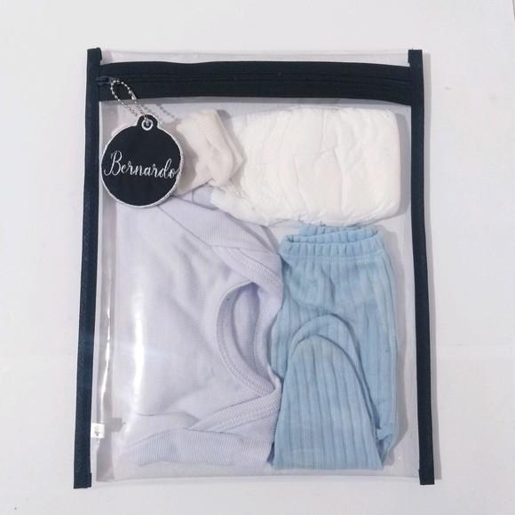 Saquinho (kit C/6) Organizador Maternidade com Tag Plástico