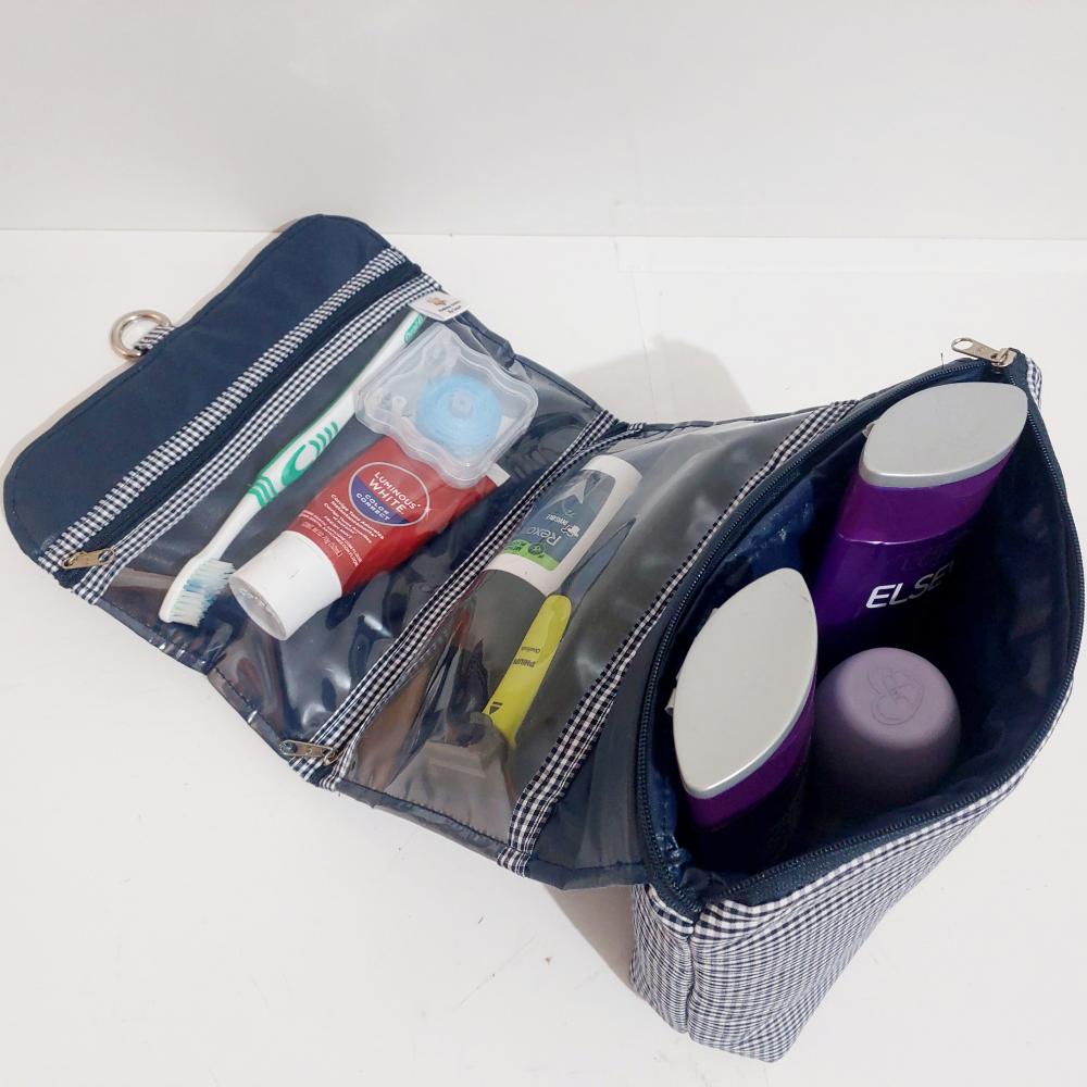 Necessaire organizadora de viagem