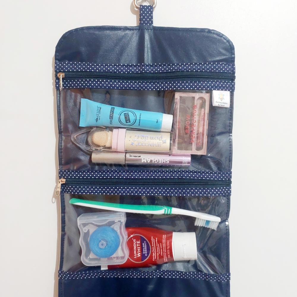 Necessaire organizadora de viagem