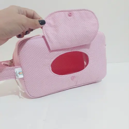 Bolsa do Bebê Lenço Umedecido e Acessórios