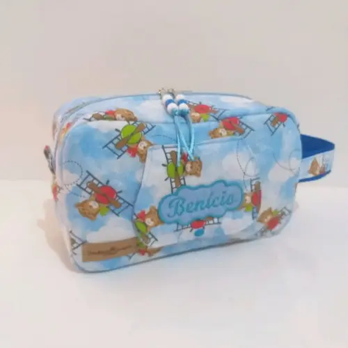 Bolsa do bebê lenço umedecido e acessórios