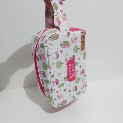 Bolsa do Bebê Lenço Umedecido e Acessórios